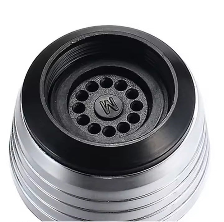 Torneira de cozinha de aço inox, dispositivo de economia de água, alongamento rotativo